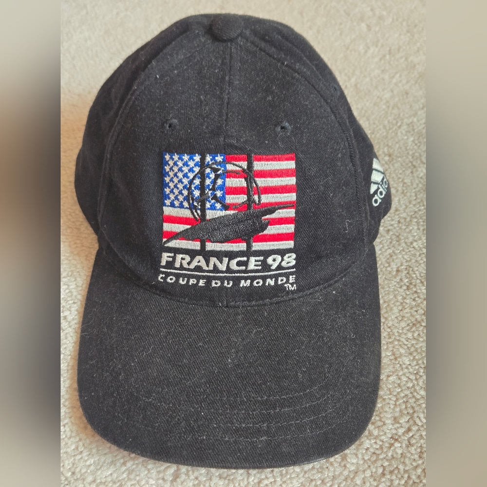 Vintage Adidas France 1998 Coupe Du Monde USA cap